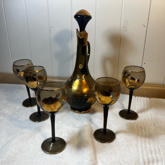 Vintage Bohemian Decanter Set - Picture 5 of 8